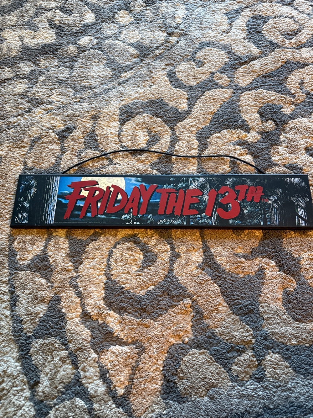 Open Road Brands Friday the 13th Sign - Red and Black